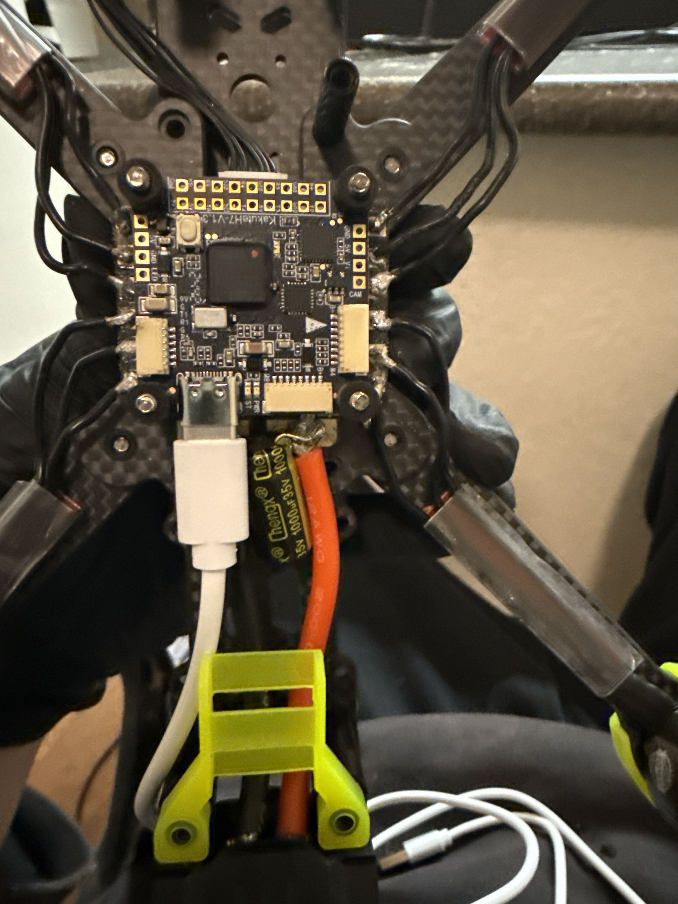 Flight controller configuration stage