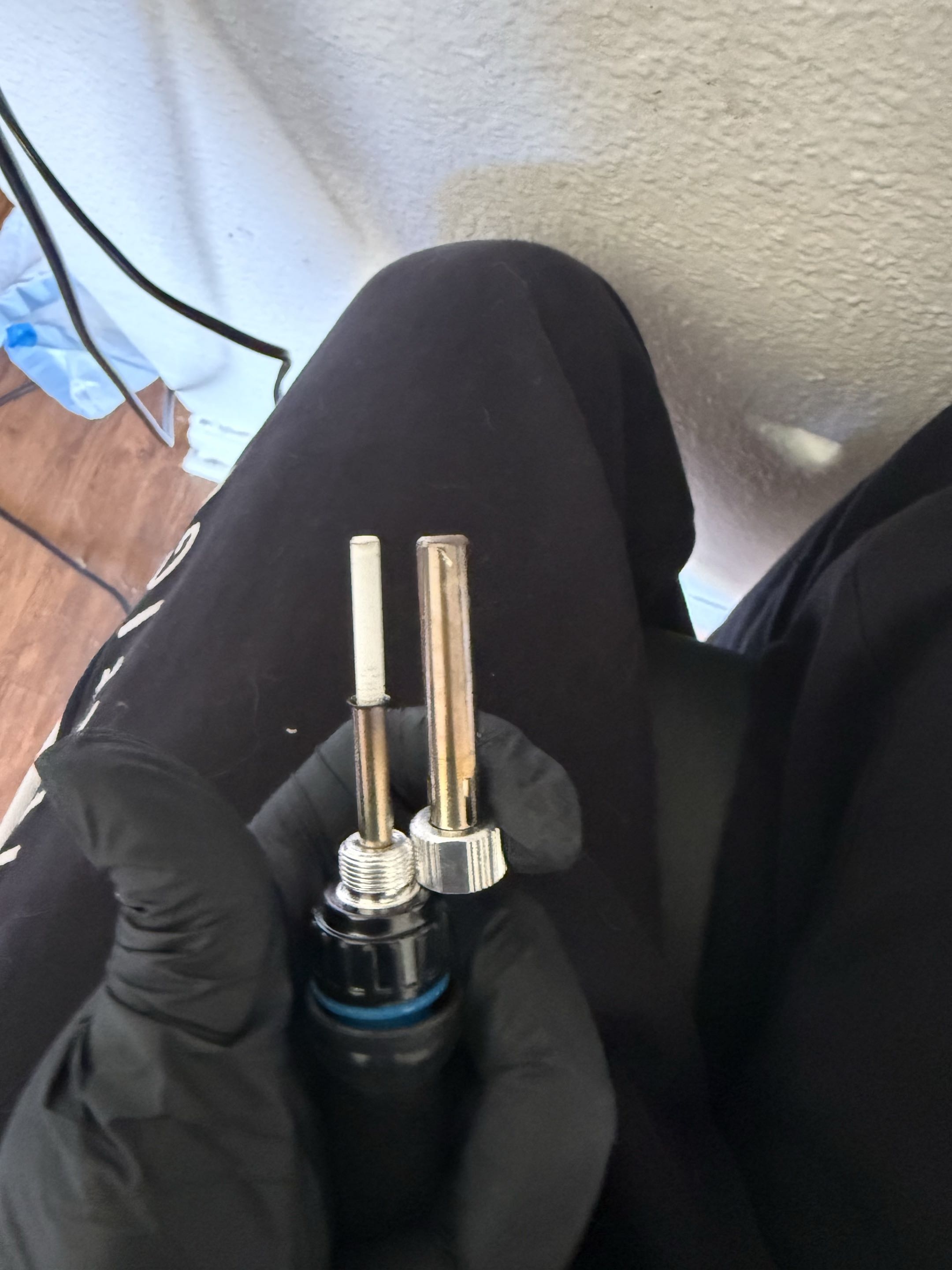 Soldering iron contact issue